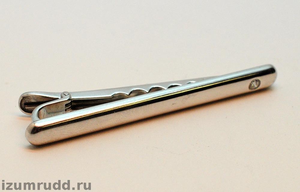 Зажим для галстука с бриллиантом